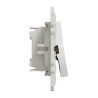 Odace - va-et-vient + poussoir - blanc - 10A - S520285 Schneider Electric
