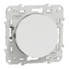 Odace - va-et-vient - blanc - 10A - griffes montées - S525204 Schneider Electric