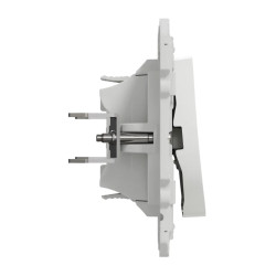 Odace - va-et-vient - blanc - 10A - griffes montées - S525204 Schneider Electric