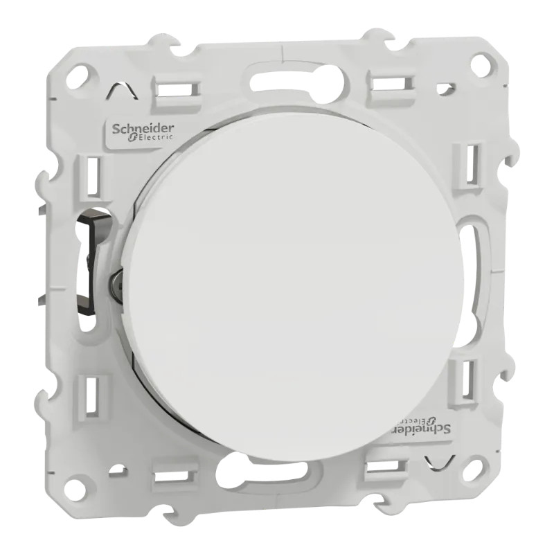 Odace - permutateur - blanc - 10A - griffes montées - S525205 Schneider Electric