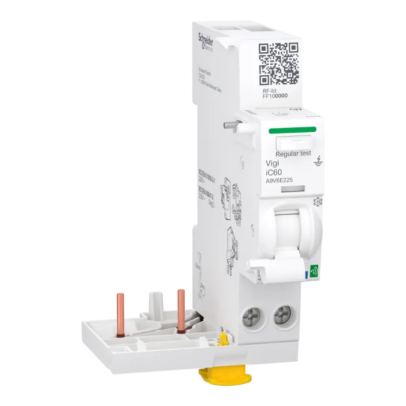 Acti9 Active Vigi iC60 Bloc diff Connecté 2P 25A 30mA Type A SI 230V - A9V6E225 Schneider Electric