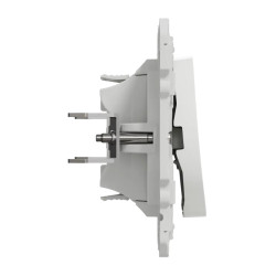 Odace - permutateur - blanc - 10A - griffes montées - S525205 Schneider Electric
