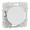 Odace - poussoir - blanc - 10A - griffes montées - S525206 Schneider Electric
