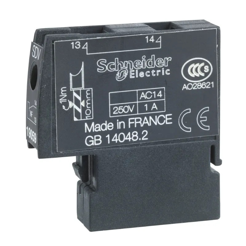 Acti9 - NG125 - Contact signal-défaut SDV - 1NF - 100mA à 1A - 250Vca - 19059 Schneider Electric
