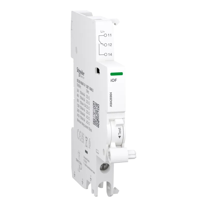 Acti9 Contact Auxiliaire 1 OF - Courant 100mA à 6A ca/dc - A9A26904 Schneider Electric