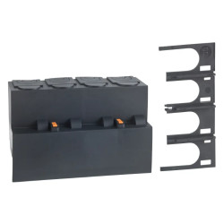 Multi9 - Jeu cache-bornes pour Vigi NG125- 4P - 63A - 19076 Schneider Electric