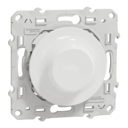 Wiser Odace - variateur rotatif LED - 2fils - zigbee - blanc - S520513W Schneider Electric