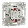 Odace - double va-et-vient - blanc - connexion rapide - griffes montées - S525214 Schneider Electric