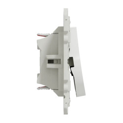 Odace - double va-et-vient - blanc - connexion rapide - griffes montées - S525214 Schneider Electric