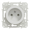 Odace - prise de courant 2P+T - blanc - connexions à vis - S520039 Schneider Electric