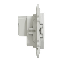 Odace - prise de courant 2P+T - blanc - connexions à vis - S520039 Schneider Electric