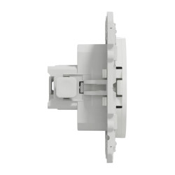 Odace - prise de courant 2P+T - blanc - 4 connexions rapides par pôle - S520049 Schneider Electric