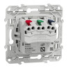 Odace - prise de courant 2P+T affleurante - blanc - S520052 Schneider Electric
