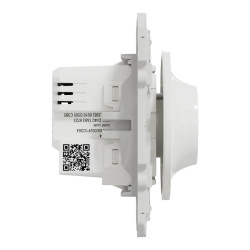 Wiser Odace - variateur rotatif LED - 2fils - zigbee - blanc - S520513W Schneider Electric