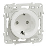 Odace - prise de courant 2P+T - standard Schuko allemand - blanc - S520057 Schneider Electric
