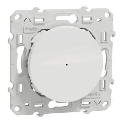 Wiser Odace - variateur poussoir - 2 fils - zigbee - blanc - S520522W Schneider Electric