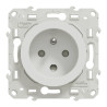 Odace - prise de courant 2P+T - blanc - à détrompage - connexions à vis - S520099 Schneider Electric