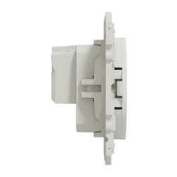 Odace - prise de courant 2P+T - blanc - à détrompage - connexions à vis - S520099 Schneider Electric