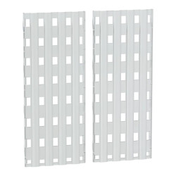 Linergy BW - Lot de 2 capots passe fil clipsables - L80xH200xP8 - LVS01201 Schneider Electric