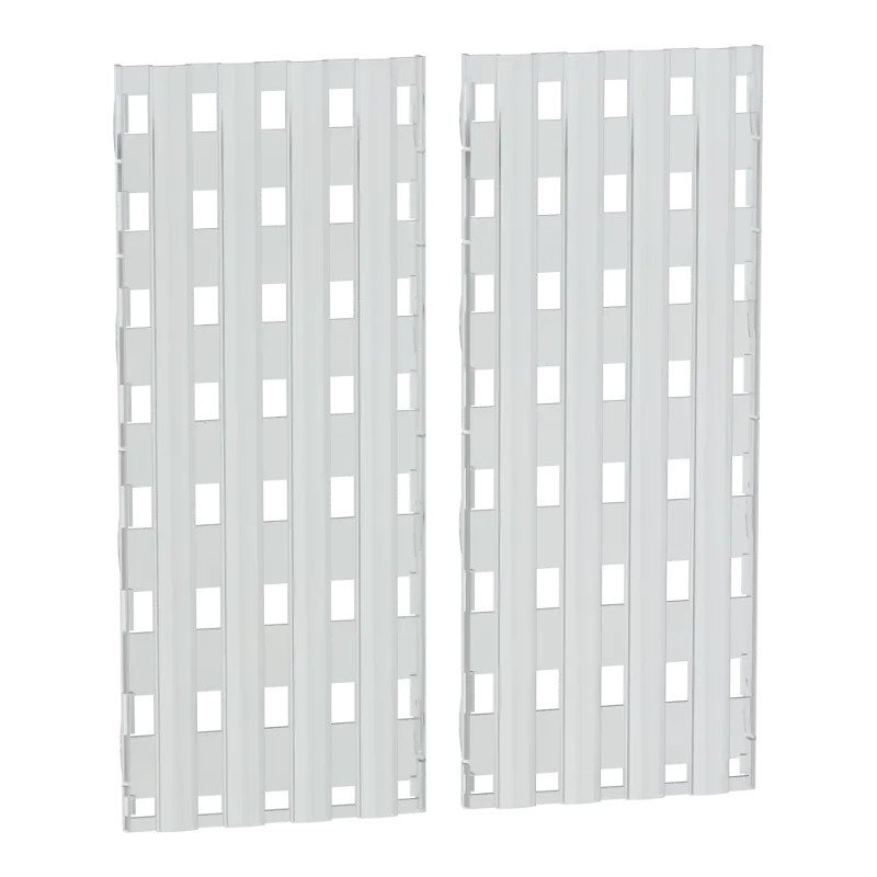 Linergy BW - Lot de 2 capots passe fil clipsables - L80xH200xP8 - LVS01201 Schneider Electric