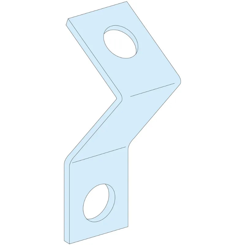 PrismaSeT G - Support 45° pour rail DIN ou barre de terre - LVS03005 Schneider Electric