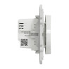 Wiser Odace - variateur poussoir - 2 fils - zigbee - blanc - S520522W Schneider Electric