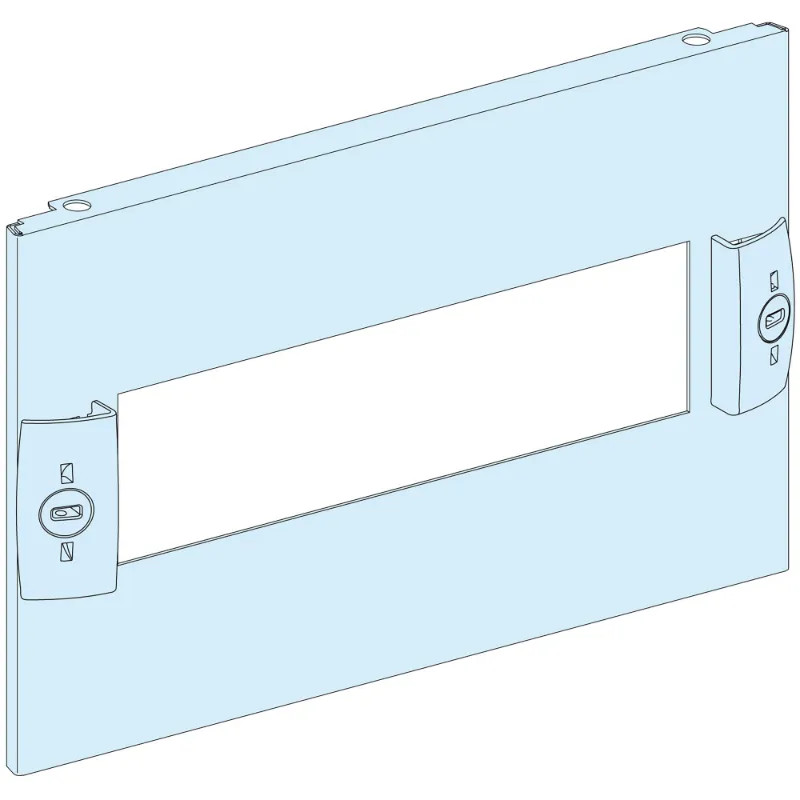 PrismaSeT G - Plastron modulaire découpé - 4M - L300-RAL9003 - LVS03214 Schneider Electric