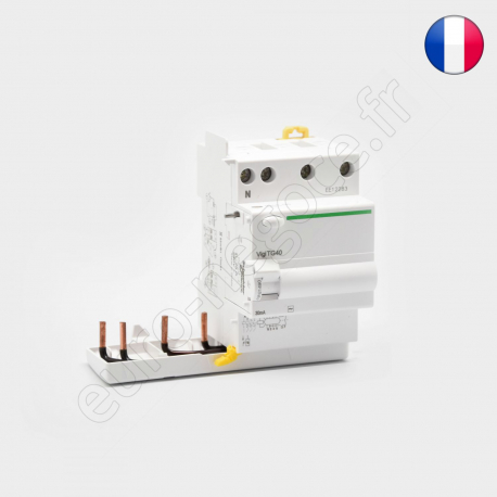 Add-On Residual Current Modules iDT40 / DT40  - A9N21494F - Fin de série : VIGI TG40 3P+N 25A 30 ASI