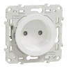 Odace - prise de courant 2P - blanc - griffes montées - connexion à vis - S525033 Schneider Electric