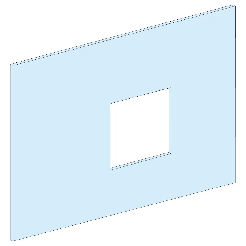 PrismaSeT G - Plastron NSX630 Vigi-11M-L650-vertical-Fixe-Maneton - LVS03297 Schneider Electric