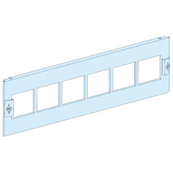 PrismaSeT G - Plastron mesure - 3M - L600 - 6 appareils 72 x 72 mm - LVS03910 Schneider Electric