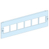 PrismaSeT G - Plastron mesure - 3M - L600 - 6 appareils 72 x 72 mm - LVS03910 Schneider Electric