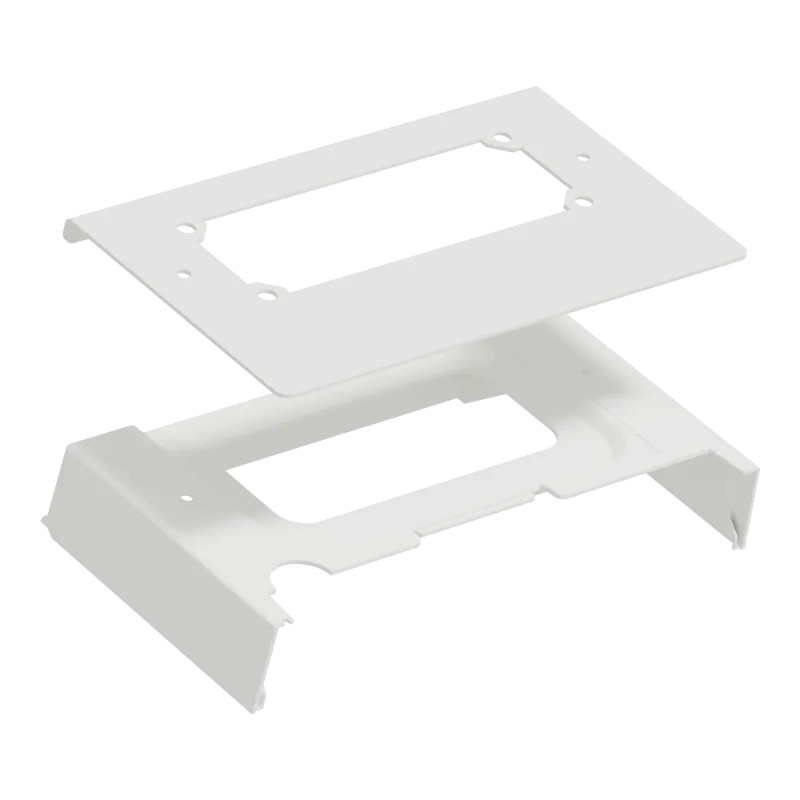 PrismaSeT G - Plaque passe-câble découpée sur toit bandeau vert - L300 - LVS08853 Schneider Electric