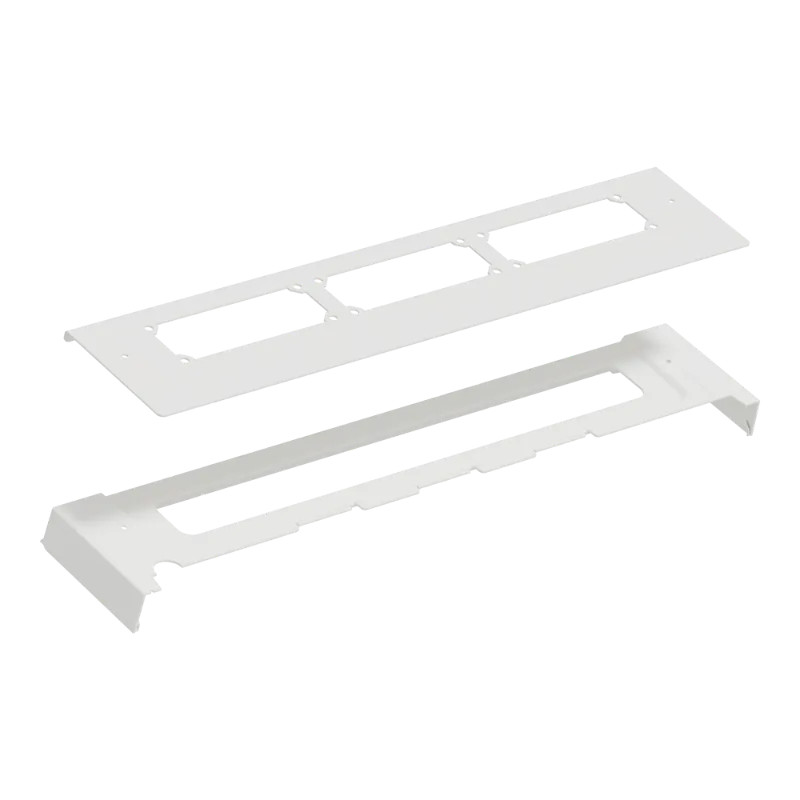 PrismaSeT G - Plaque passe-câble découpée sur toit bandeau vert - L850 - LVS08855 Schneider Electric