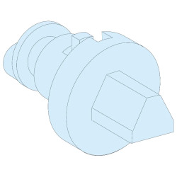 PrismaSeT  - Insert de poignée IP55 - triangle mâle 7 mm - LVS09937 Schneider Electric