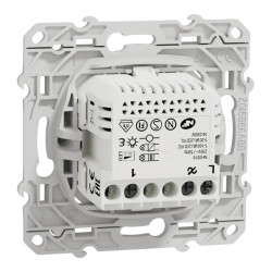 Wiser Odace - variateur rotatif LED - 2 fils - zigbee - alu - S530513W Schneider Electric