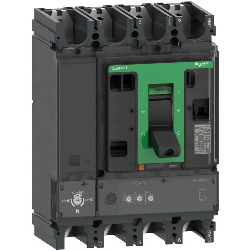 NSX630N disj ML2.3 630A 4P4D - C63N42D630 Schneider Electric