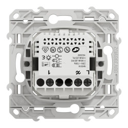 Wiser Odace - variateur rotatif LED - 2 fils - zigbee - alu - S530513W Schneider Electric