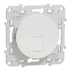 Odace - prise RJ45 - blanc - sans connecteur (empreinte Infraplus) - S520400 Schneider Electric