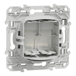 ODACE DBL RJ45 SS CON BLC - S520410 Schneider Electric