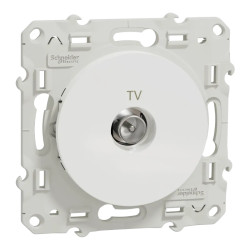 Odace - prise TV simple - blanc - S520445 Schneider Electric