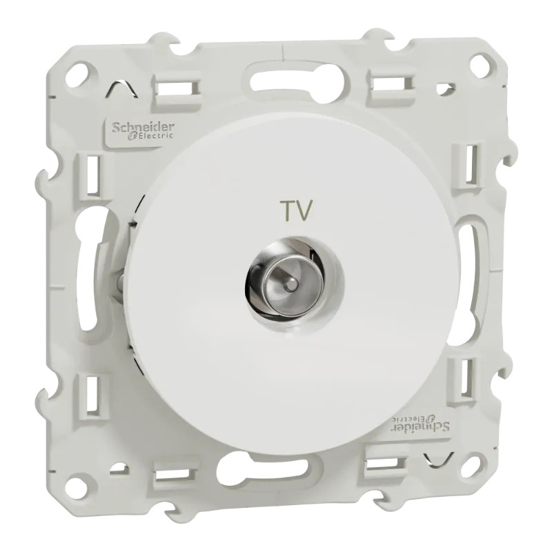 Odace - prise TV simple - blanc - S520445 Schneider Electric