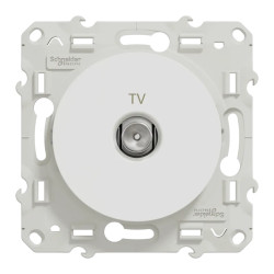Odace - prise TV simple - blanc - S520445 Schneider Electric