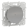 Wiser Odace - variateur poussoir - 2 fils - zigbee - alu - S530522W Schneider Electric