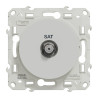 Odace - prise satellite - blanc - type F à visser - S520446 Schneider Electric