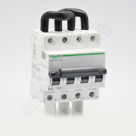 Circuit Breakers C60H DC  - A9N61651 - C60PV-DC 800VDC 16A 2P