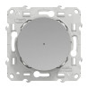 Wiser Odace - variateur poussoir - 2 fils - zigbee - alu - S530522W Schneider Electric