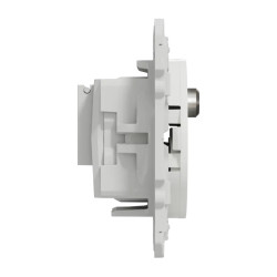 Odace - prise TV/FM/SAT - blanc - 2 entrées TV/FM et SAT - S520460 Schneider Electric