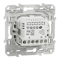 Wiser Odace - variateur poussoir - 2 fils - zigbee - alu - S530522W Schneider Electric