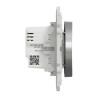 Wiser Odace - variateur poussoir - 2 fils - zigbee - alu - S530522W Schneider Electric